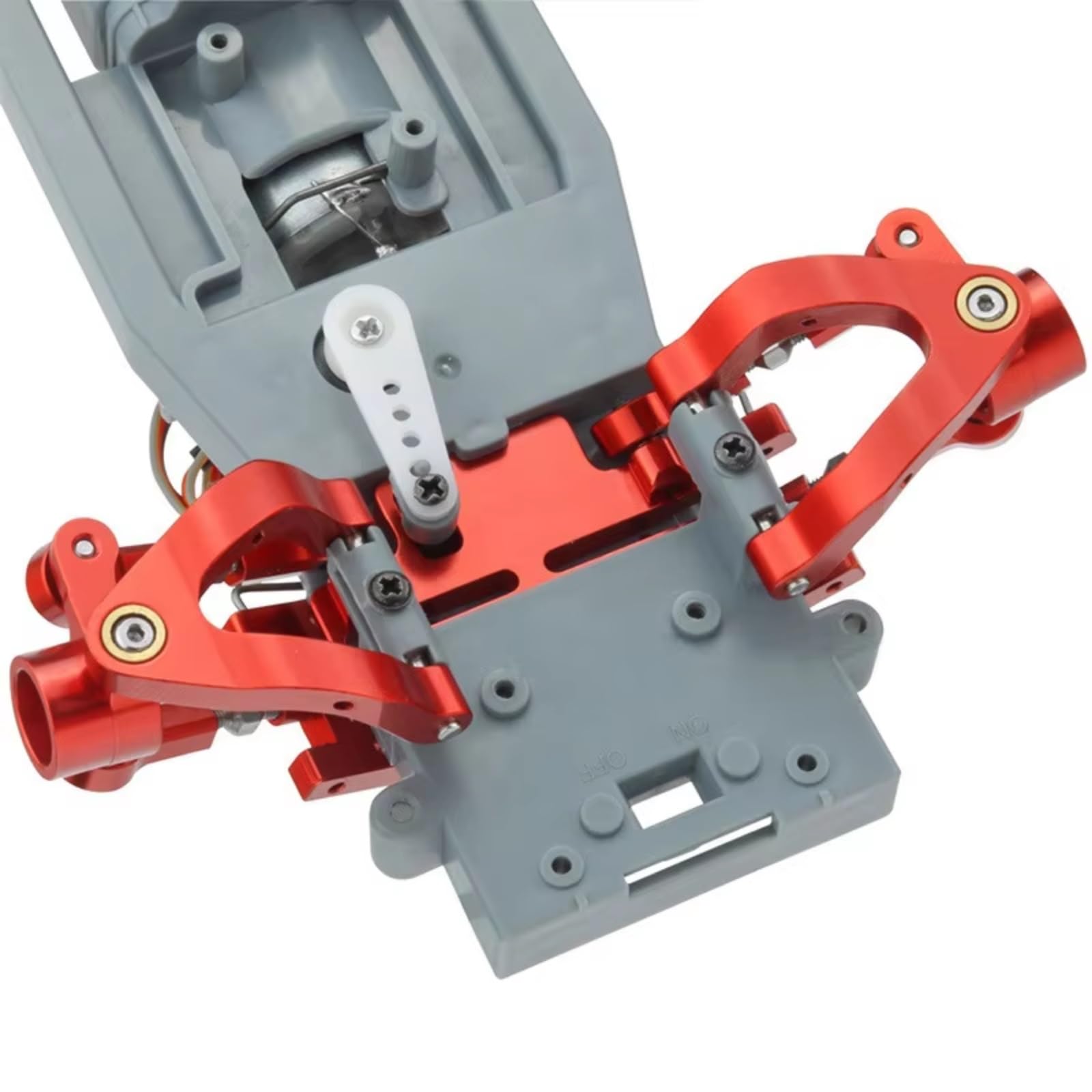 Compatibile Con WPL D12 D22 D32 D42 1/10 RC Car Upgrade Parts Accessories Metal Steering Cup Upper Lower Arm Slider RC Modelli Pezzi