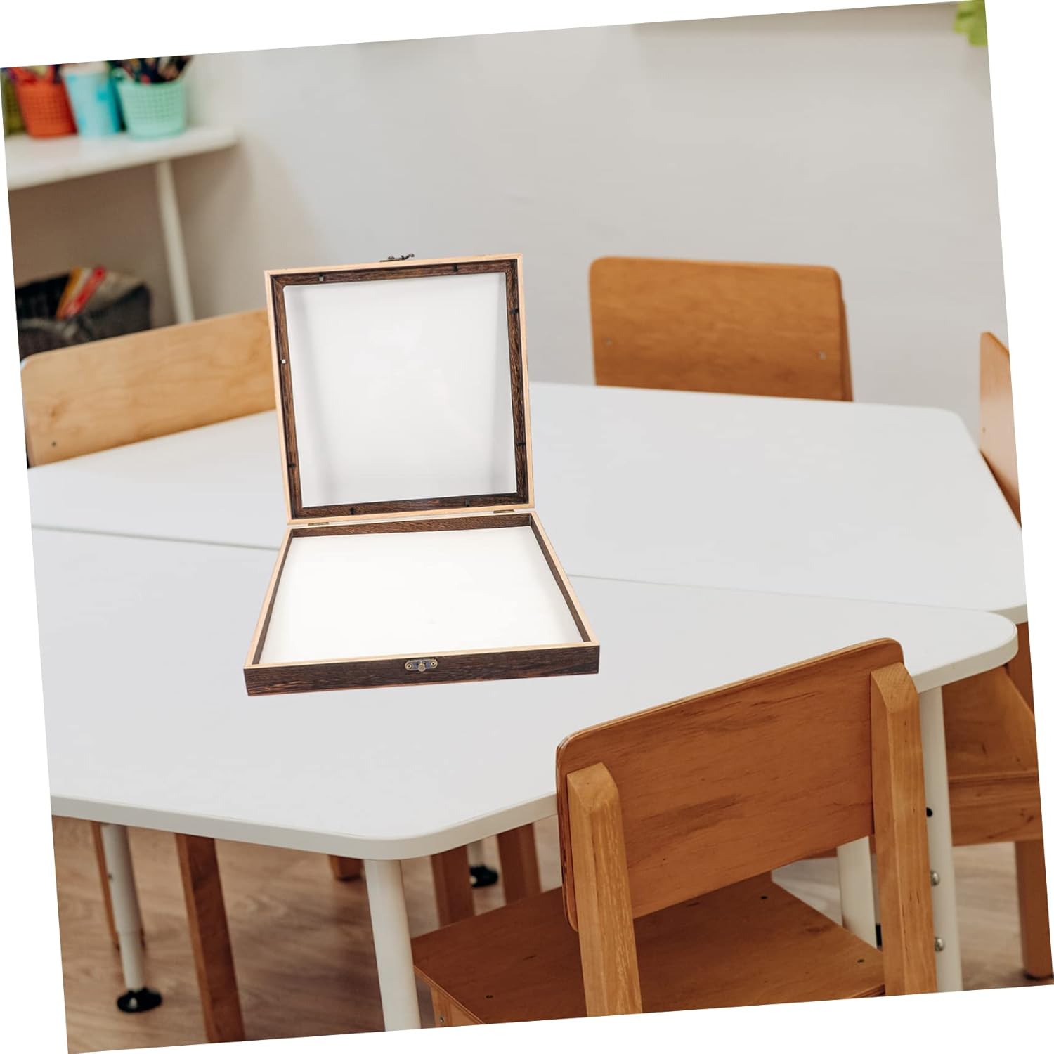 LIFKOME Butterfly Specimen Display Box Wooden Wall Decor Entomology Kit Case Bug Boxes for Boys and Girls Dried Flower Display Case Random Style