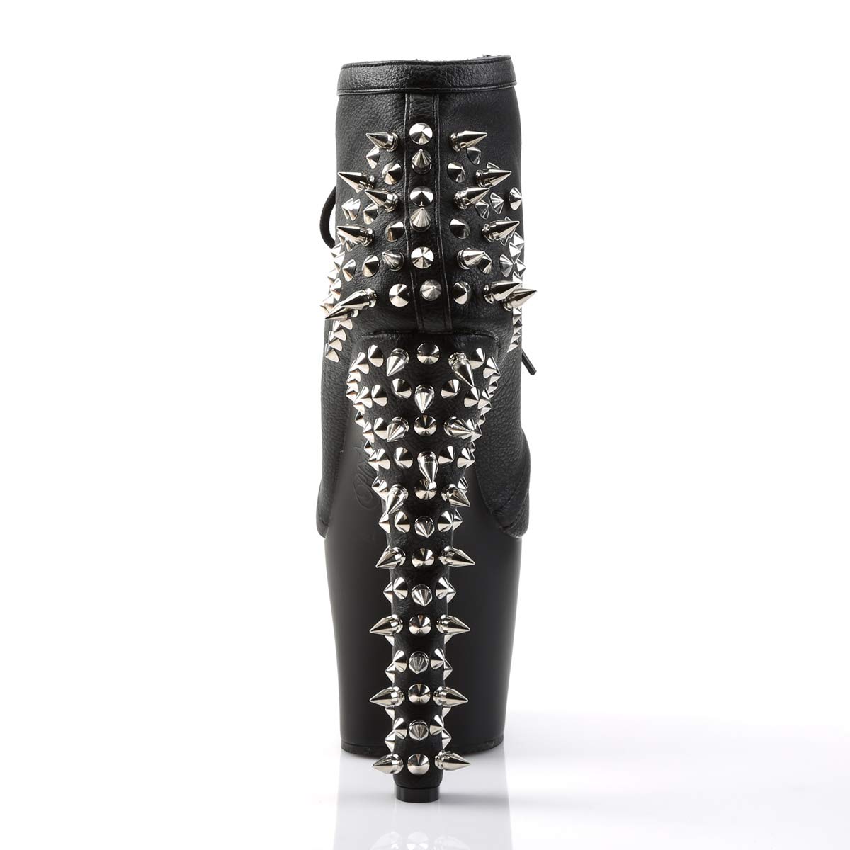 Pleaser FEARLESS-700-28 Blk Faux Leather/Blk Matte UK 4 (EU