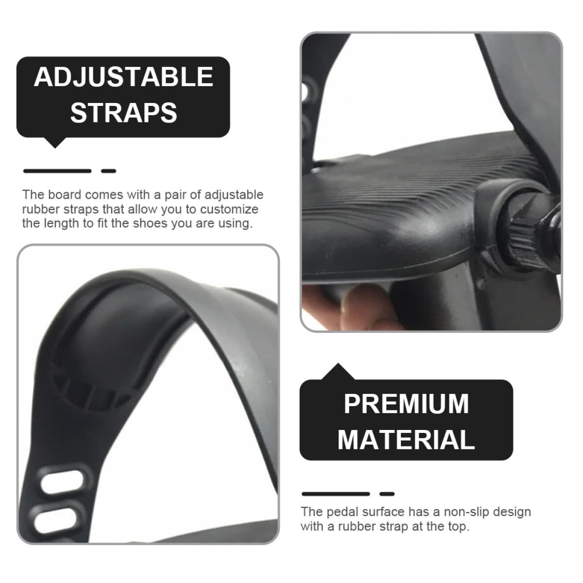 YARNOW Fahrradpedale Sportfahrradpedale aus Robustem Material mit Großer Auflagefläche für Mountainbikes Rennräder Heimtrainer Fahrradreparatur Zubehör