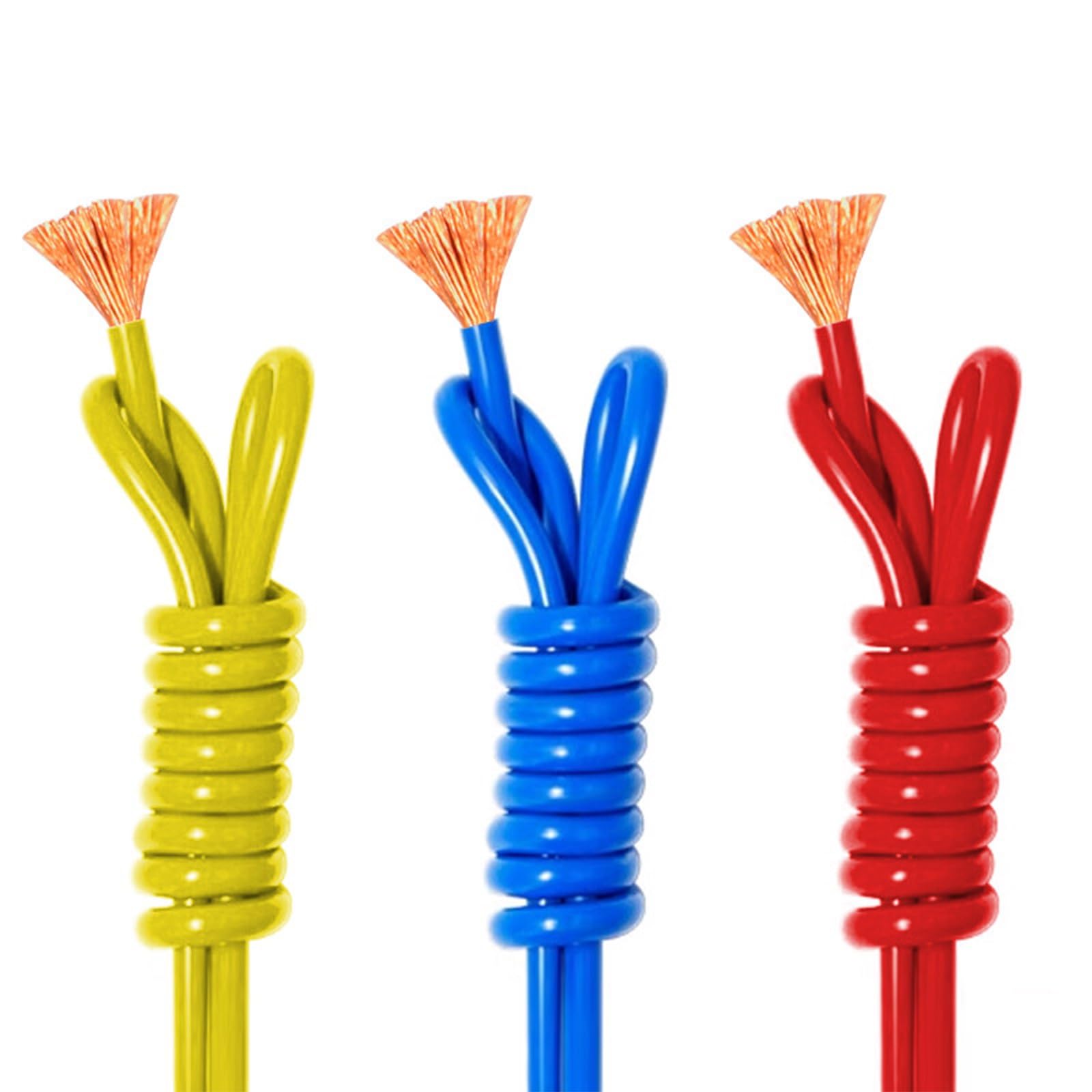Fil À Un Noyau Élevé D'OFC De Câble À Chaîne D'entrave De Câble Ignifuge(Red-100FT,4.0mm²)