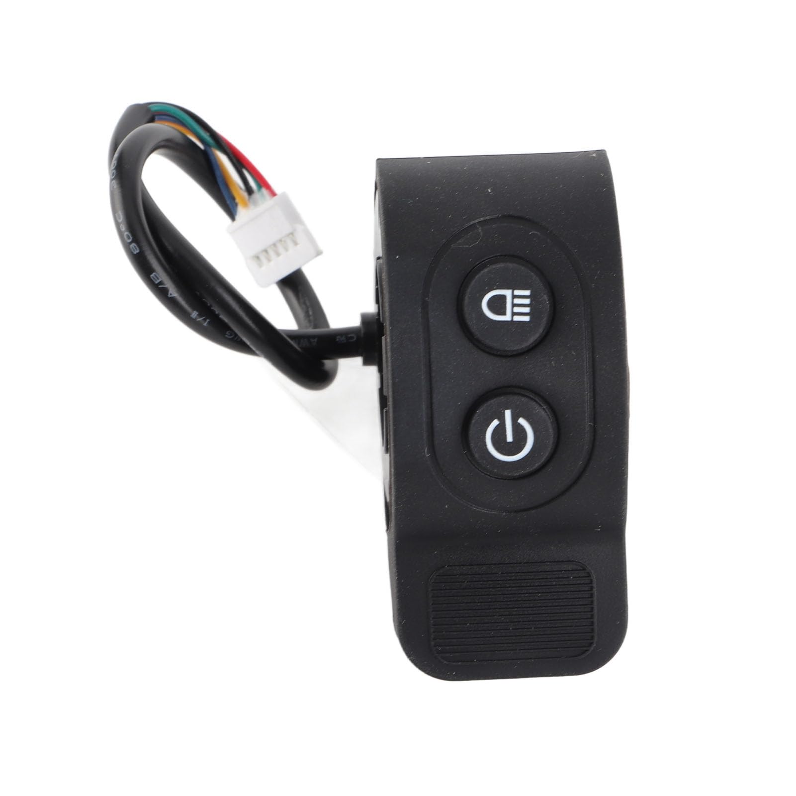 Acceleratore per Scooter Elettrico, Acceleratore a Rotazione Acceleratore a Pollice 5 Porte Porta ABS Scooter Elettrico Interruttore Integrato Acceleratore Acceleratore