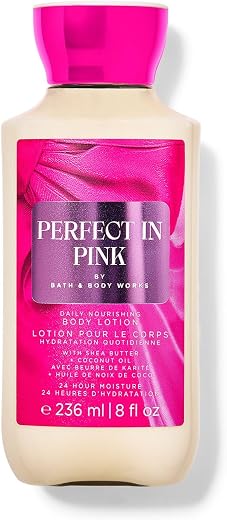 Bath &amp; Body Works Perfect In Pink Body Lotion| Hydrating Moisturizer for Soft, Glowing Skin | Daily Nourishing Body Lotion...