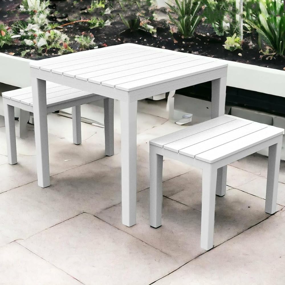 Panca Da Giardino Arredo Da Esterno Per Terrazza A 2 Posti Con Cuscini Neri In Resina Intrecciata 71843685