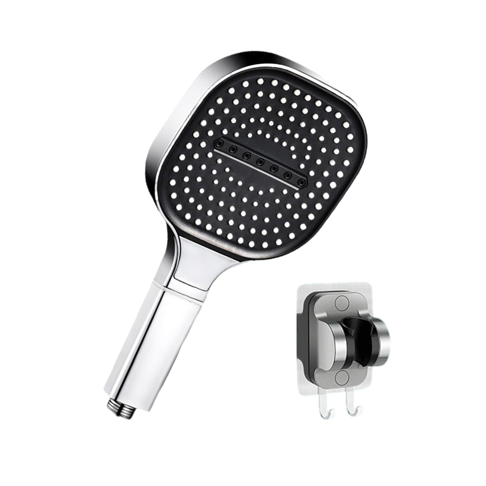 Msioytog D 13Cm Large Panel High Pressure Shower Hea With 3 Adjustable Type Handhel Shower Hea For Relaxing Home Bath Bathroom Accessories