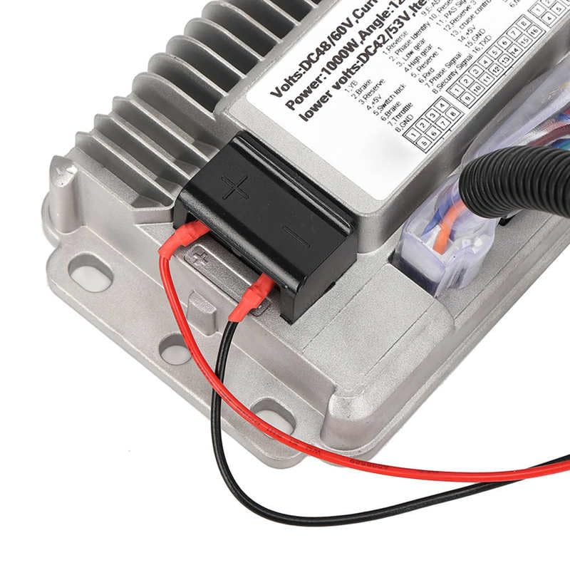 Centralina Monopattino Elettrico 36V 48V 60V 72V 500/1000W Controller Brushless Guscio In Alluminio Bicicletta Elettrica Scooter E-Bike 3 Modalità Regolatore Di Velocità A Onda Sinusoidale Centralina