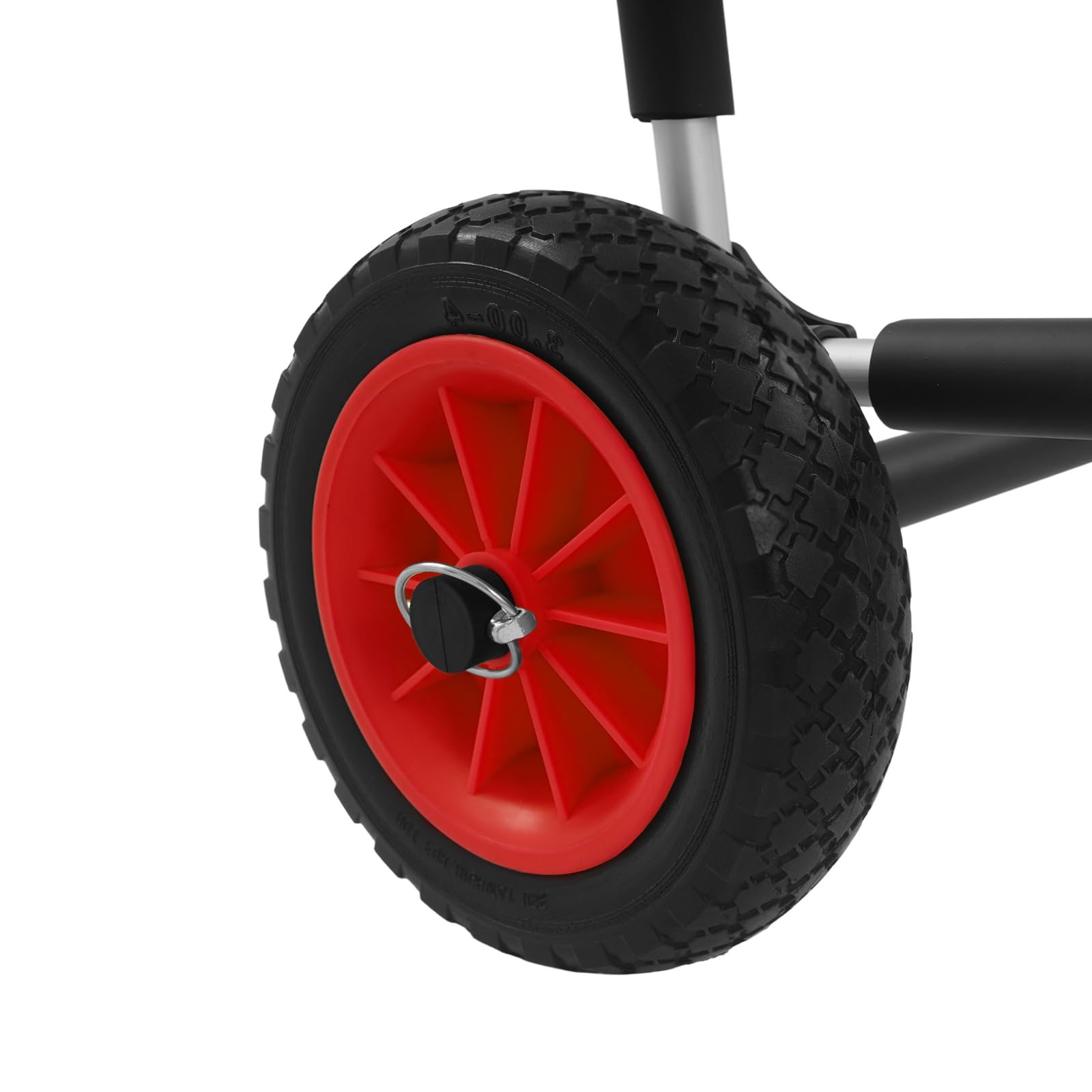 Kanuwagen Klappbar Kanu Wagen für 2 Kajaks Oder SUPs Bis 80KG Kajakwagen mit 2 Räder, Elastisches Band Sup Board Transportwagen Portable Bootswagen für Garage, Bootshaus