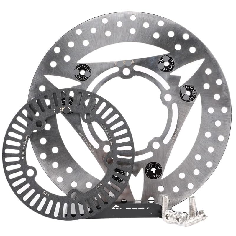 Disque de frein avant moto 245 mm couronne 50 dents contre la perte de freinage