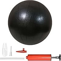 Vista 8 de Mini Pilates Exercise Yoga Ball, 9 Inch Small Inflatable Exercise Yoga Ball,Core Training and Physical Therapy Equipment, with Pump