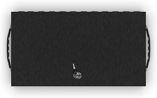 Miniatura 3 de Caja fuerte grande ignífuga, se adapta a documentos legales y más plana, caja de seguridad de acero para el pecho, resistente al fuego para proteger