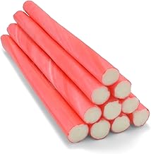 Traditional Handmade Rock Candy Sticks/Blackpool Rock - Pink Mint Flavour, 5 Sticks