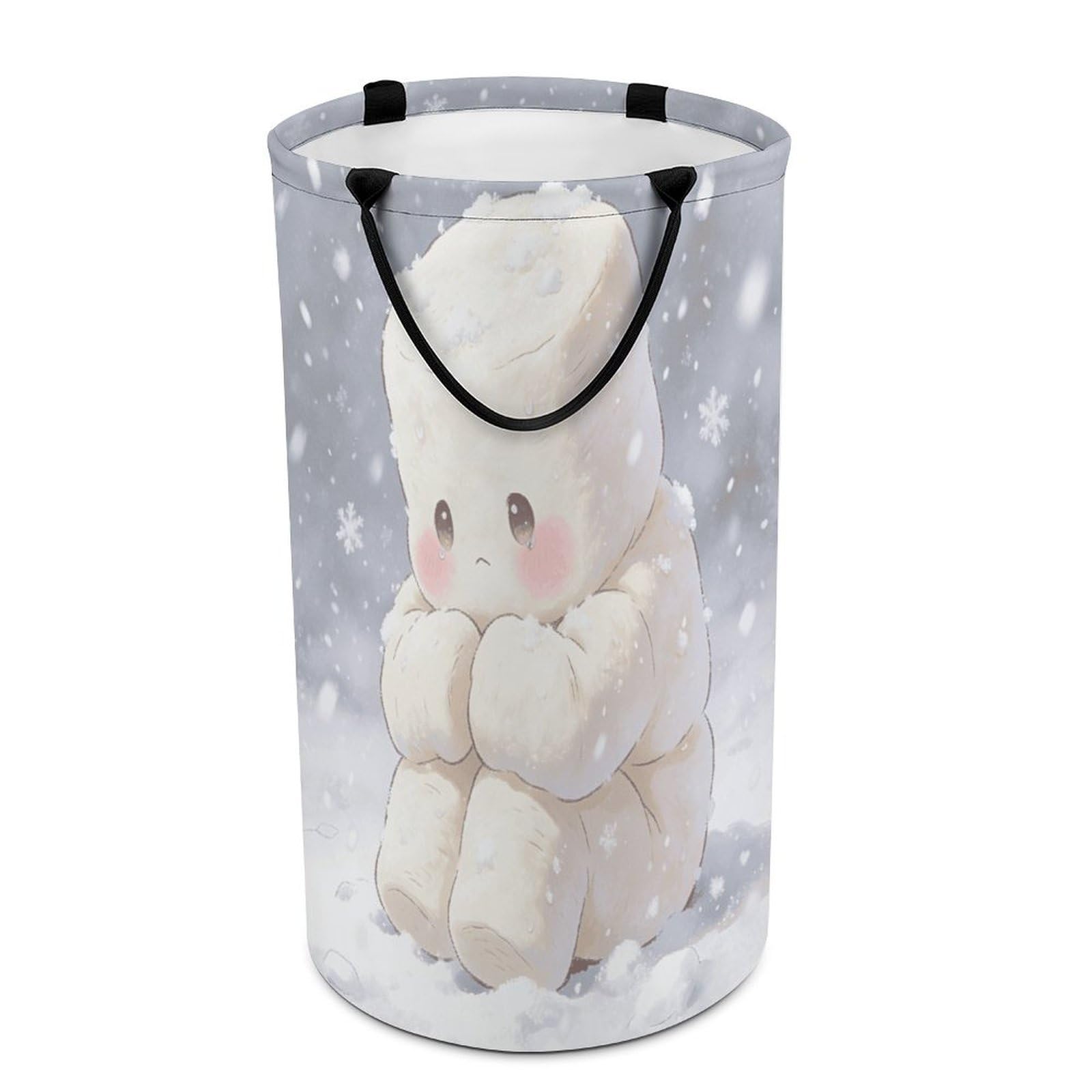 Beige Shivering Laundry Hamper Waterproof Polyester Laundry Baskets Collapsible Dirty Clothes Storage Basket Clothes Hampers with Sturdy Handles for Travel Bedroom