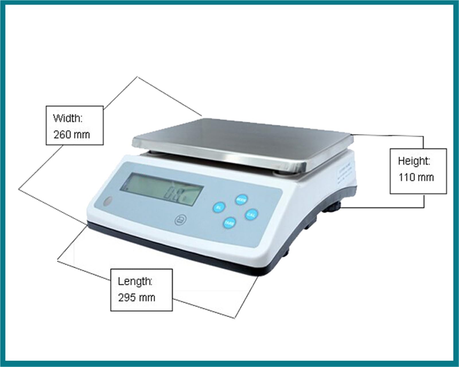 10 kg 20 30 0,1 g Waga hakowa do ważenia pod platformą, waga elektroniczna, cyfrowa dla Przemysłu, Kuchni(20kg 0.1g)
