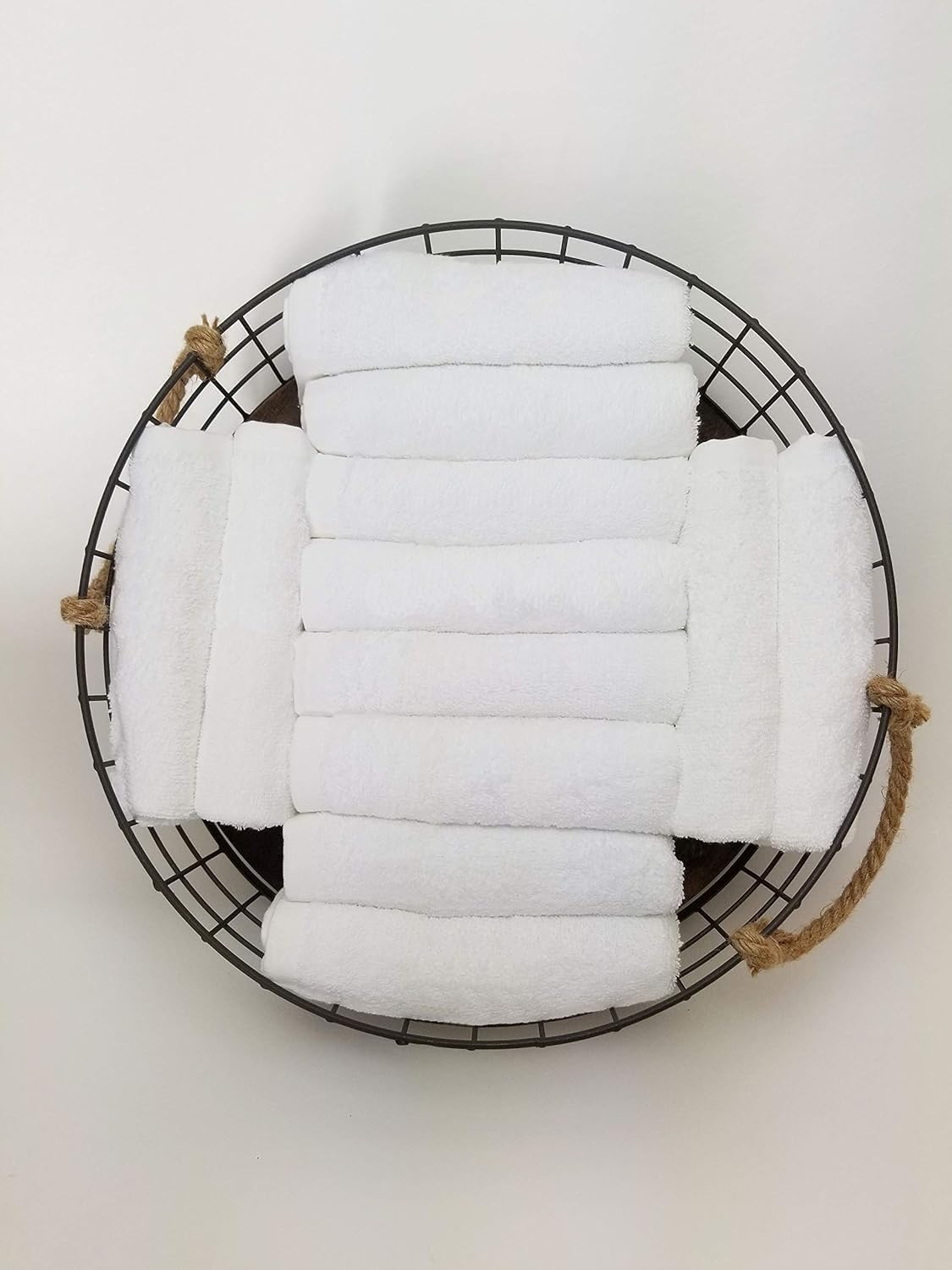 Paris Collection 100% Cotton, Bleach Resistant Hand Towels 16"x27" White (Pack of 12) Weighing at 2.7 lbs. per doz. Salon spa Towels, Beauty Spa, Tanning, Gym, Home, dorms (12, White)