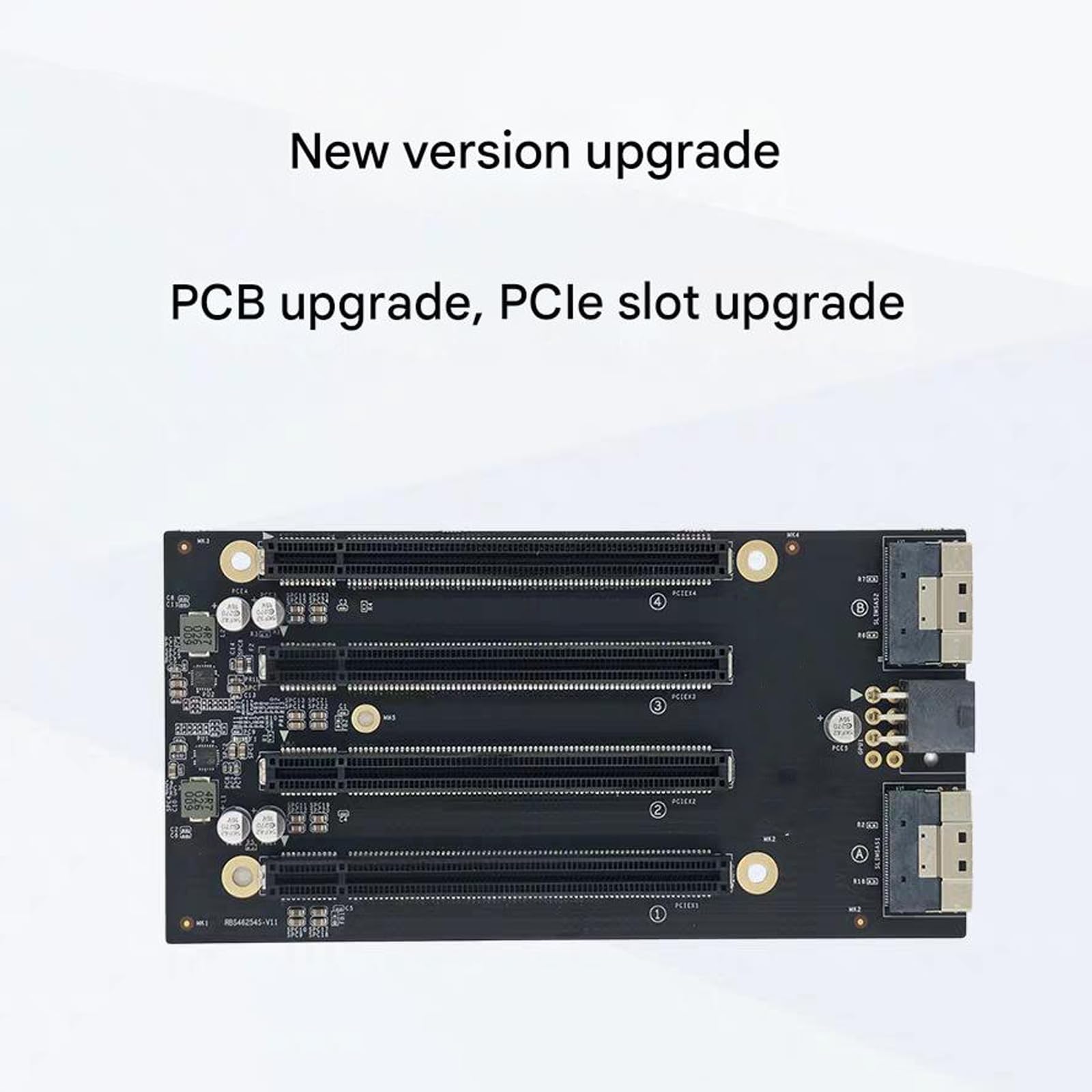 MURYE Flexible PCIe4.0 Erweiterungseinheit PCIe4.0 X4X4X4X4 Steckplätze Erweiterung und schnelle, verlustarme Konstruktion
