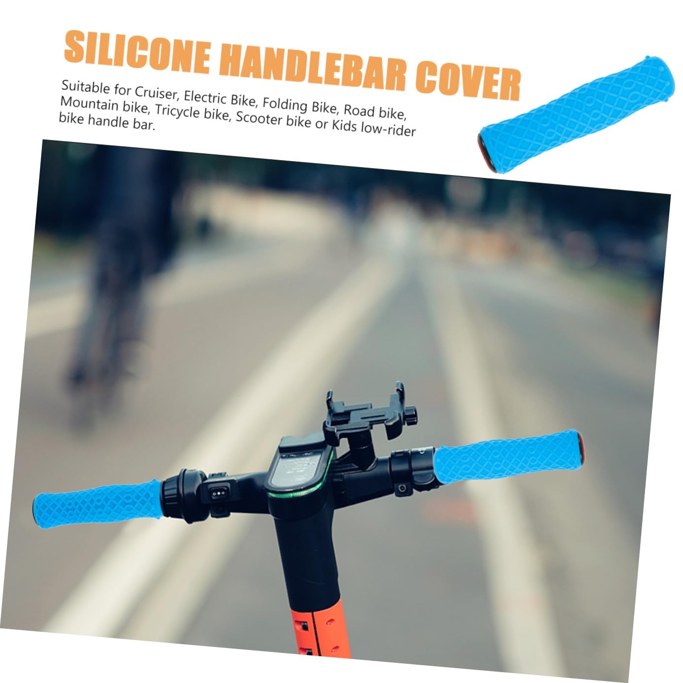 YARNOW Bici per Bambini Manopole da Bar Impugnatura in Silicone per Bici Manubrio MTB Manopole per Bici Coperture per Manubrio per Bici Manopole per Manubrio per Bambini + Biciclette
