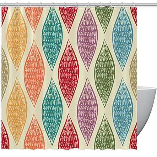 Rideau de douche imperméable lavable 183x183 avec 12 crochets de fixation