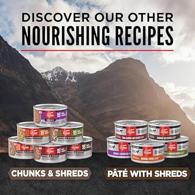 ORIJEN Chunks & Shreds Wet Cat Food Regional Red Entree 3oz Cans (12 Count)