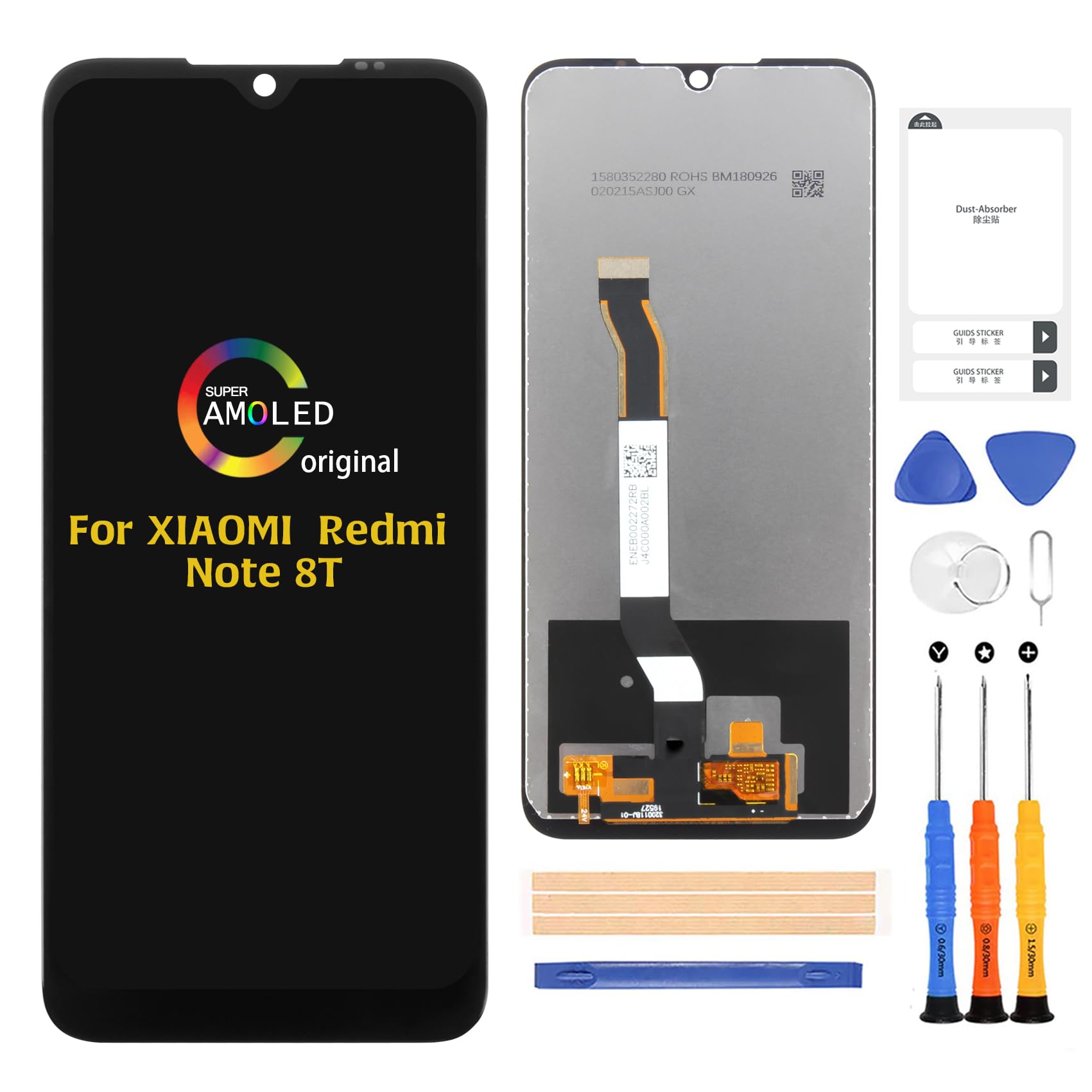 Amazon.com: for Xiaomi Redmi Note 8T LCD Display Touch Screen