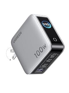 UGREEN アップグレード版 100W充電器 USB-C×3/USB-A×1 4ポート充電器 PD3.0/PPS/QC4対応 366464mm