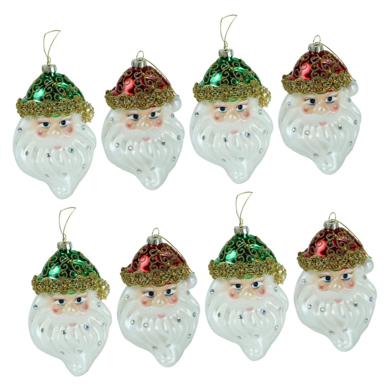 TOPBATHY 8 Pz ornamenti di babbo natale angeli natalizi angioletti natalizi decorazioni natalizie di babbo natale decorazione dell'albero di natale decorazioni casa forniture natalizie
