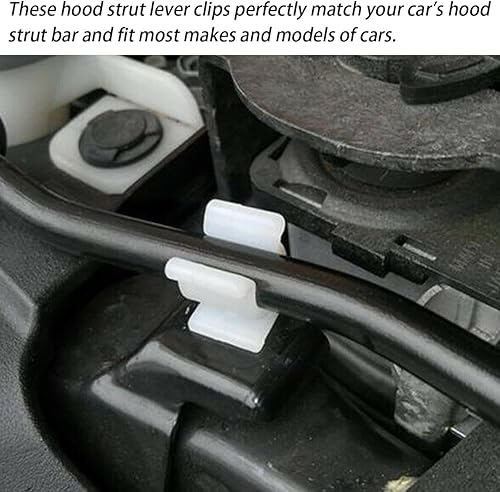Miniatura 5 de 30 clips para soporte de barra de capó, soporte para capó del motor del automóvil, clips de ojal, accesorios decorativos para automóvil, compatible