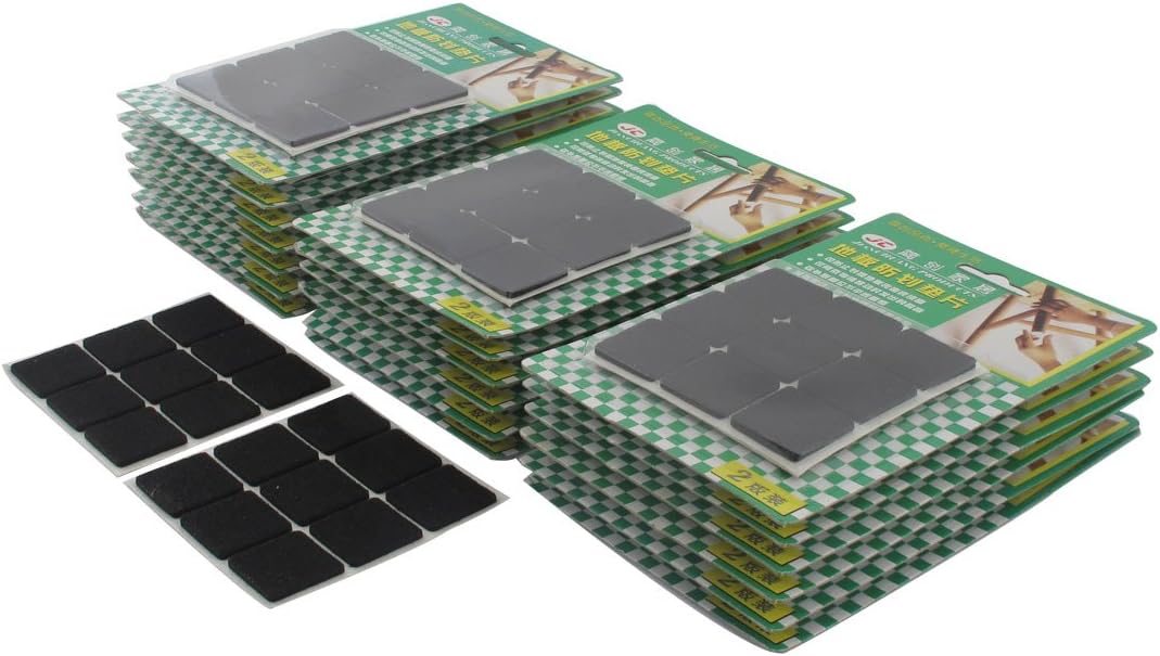 Table Chair Legs Square Furniture Felt Pads Cover Floor Protector 25 x 25mm 360pcs Black (id: 8c8 60d 972 6ca 0b4