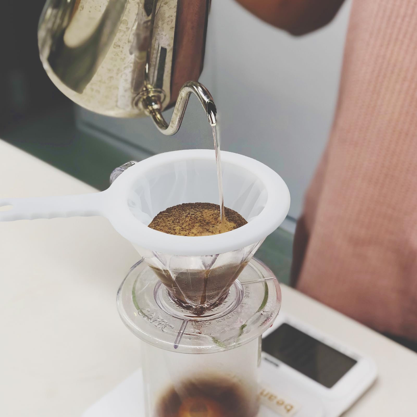 Lot De 3 Passoires à Mailles Fines, 100/200/400 Mailles En Plastique, Passoire De Cuisine En Nylon Avec Poignée, Tamis Réutilisables En Maille Fine, Convient Pour Filtrer Le Jus, Le Lait, Le Café