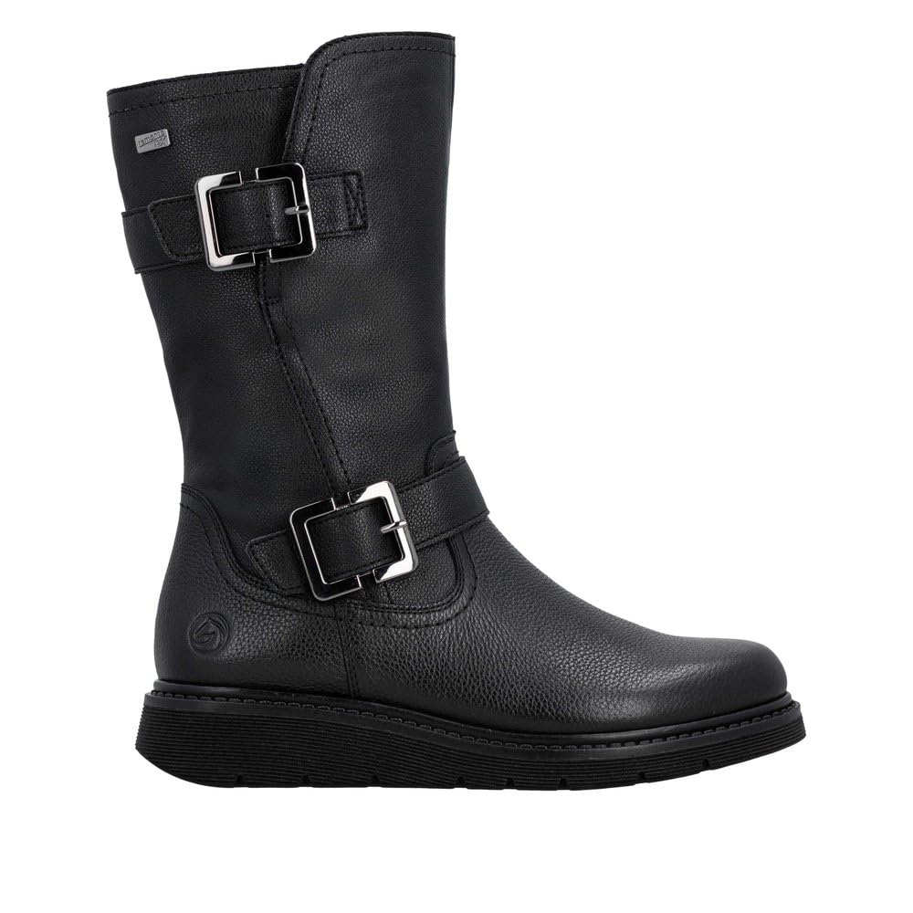 Remonte Women's D3980 Short Boots, Black, 40 EU, Black, 8 UK