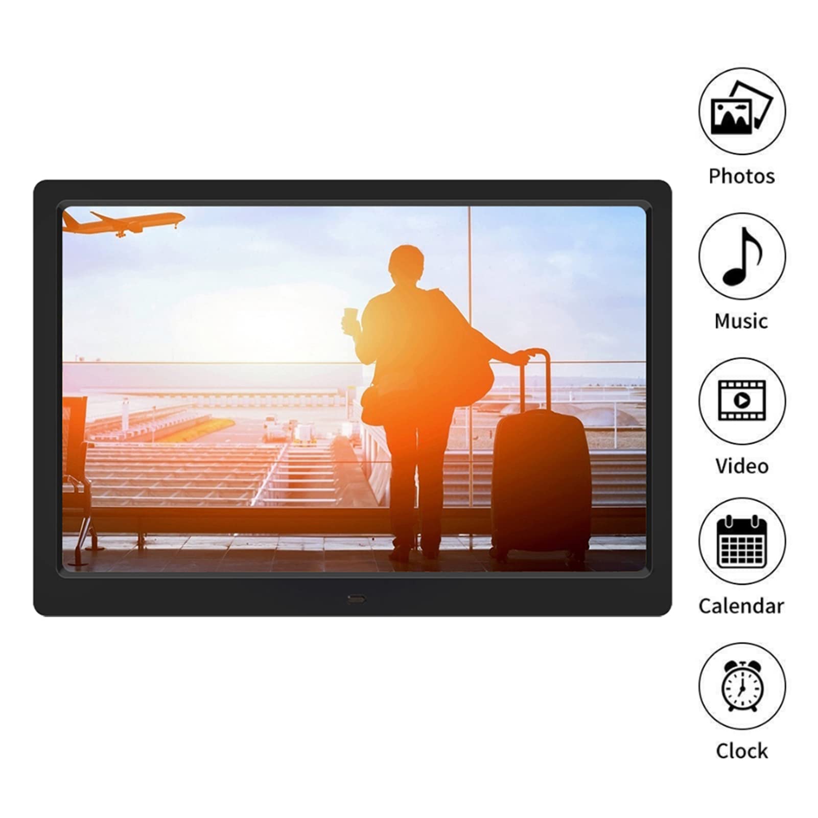 Amazon | 14インチHDワイドスクリーンデジタルフォトフレーム、ホーム