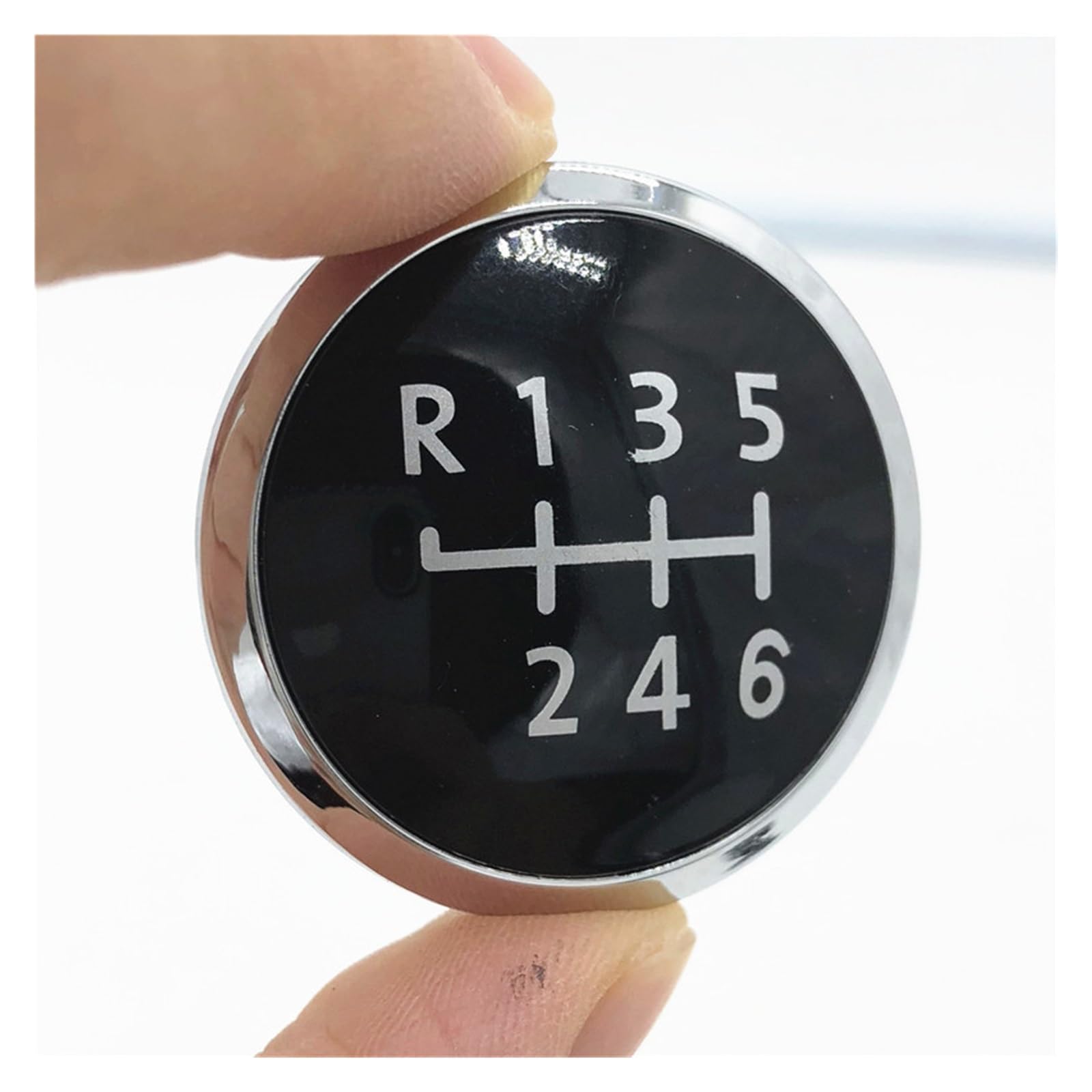 Glblpexelr 6 Speed Black Cap For Vw Transporter T5 T5 1 T6 Gp 2003-2019 Gear Shifter Knob Style