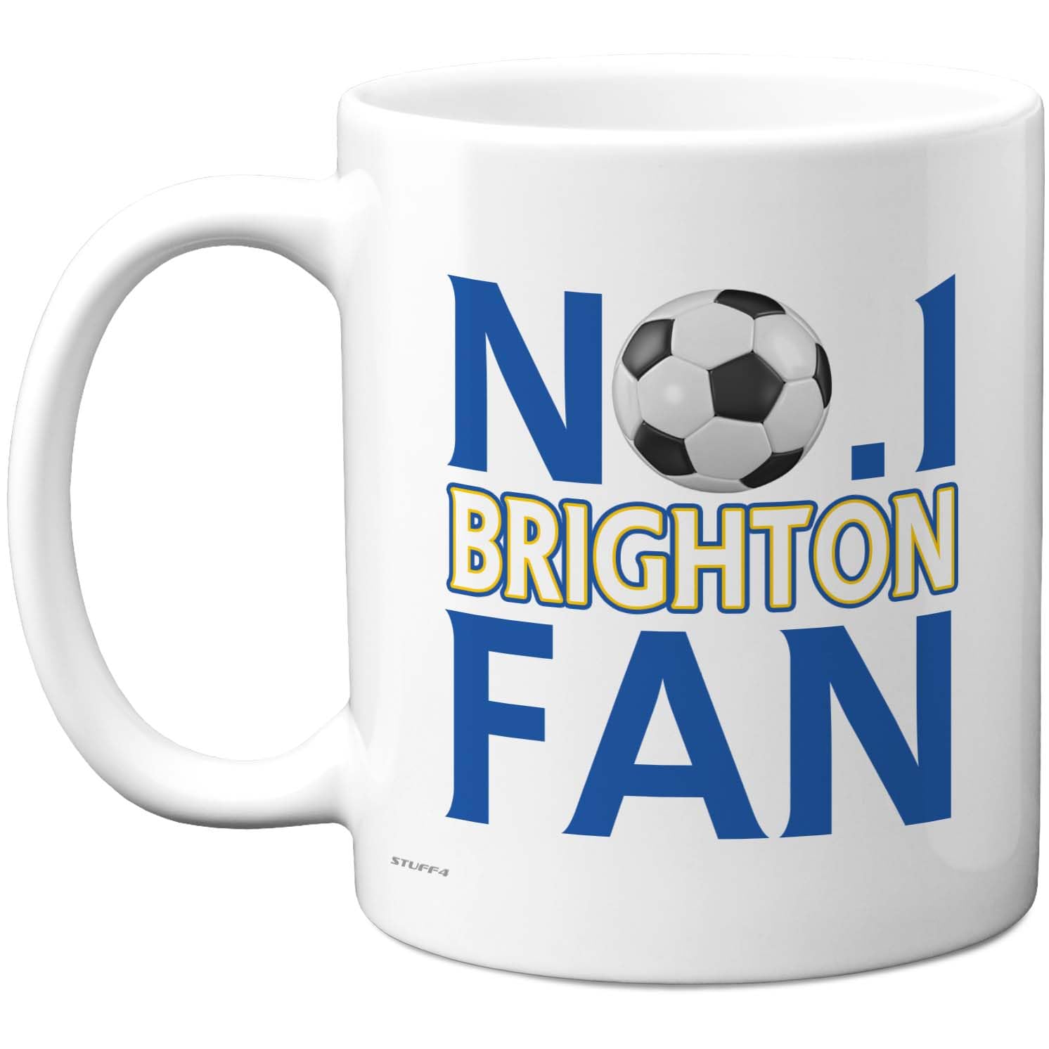 Stuff4 Novelty Mug for Brighton Fans, No. 1 Brighton Fan โ image 1
