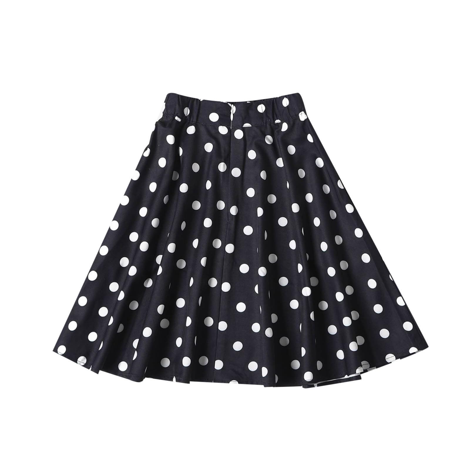 Jupes en coton pour enfants et bébés filles - Printemps été - À pois