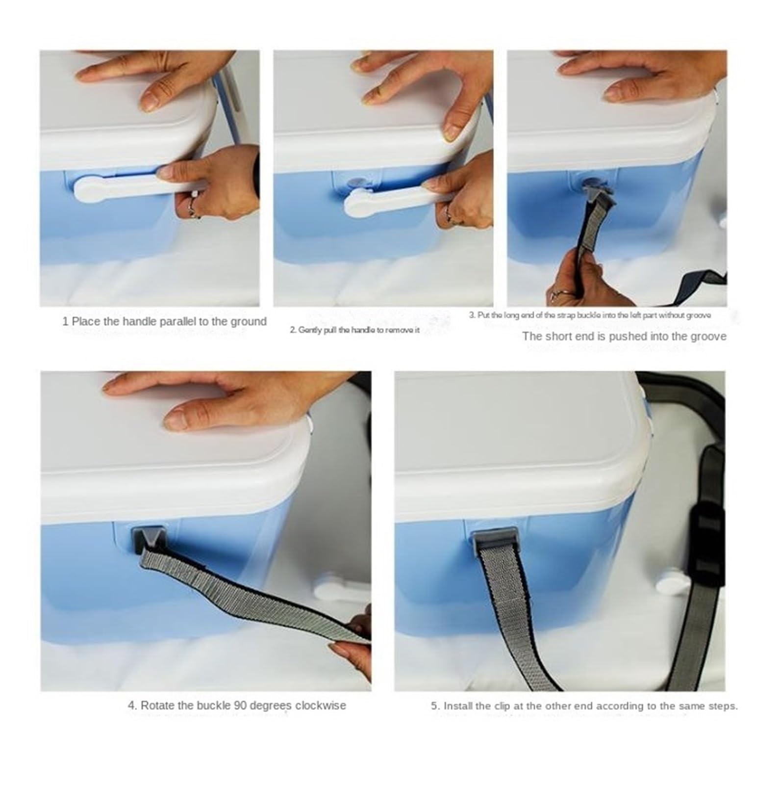 Caja Pesca para Almacenar Anzuelos Caja De Pesca Multifunción Ligera For Pesca En El Mar, Cubo For Peces Vivos con Cebo Almacenamiento para Pesca(Blue)