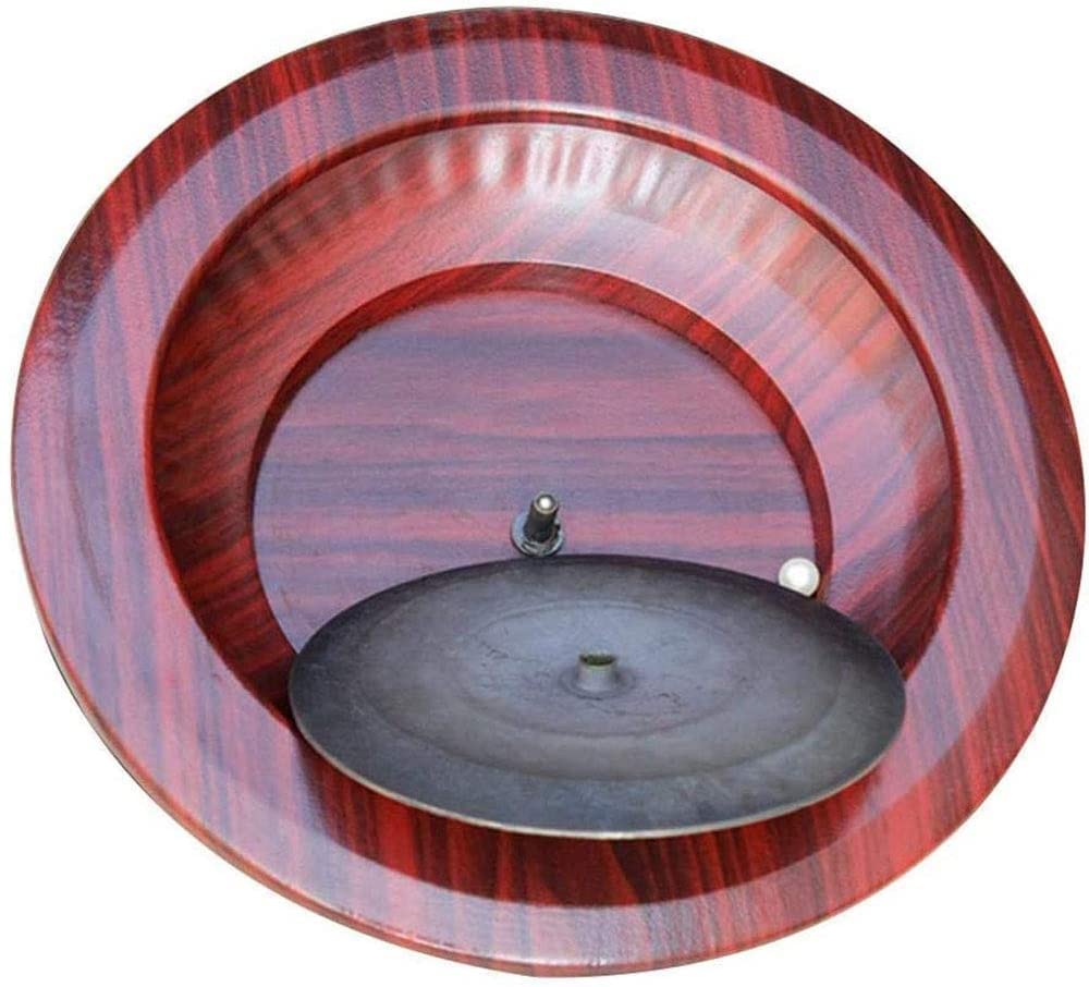 Juego De Ruedas De Ruleta De Madera De 12 ", Rodamientos De Precisión De Grado Casino, Juegos De Mesa De Ocio con Tocadiscos For La Noche De Juegos En Casa O Una Fiesta En El Club