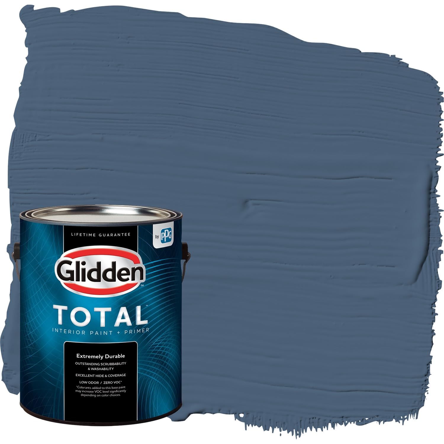 Glidden Total Interior Wall Paint & Primer All-in-One Blue Fjord