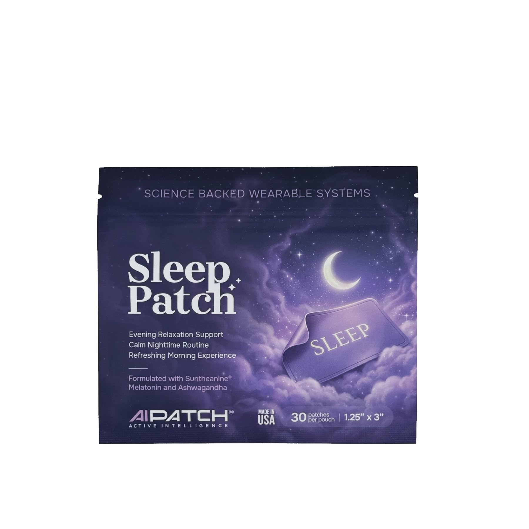 AI Patch Sleep Patches for Adults, 30 Count, Wearable Nighttime