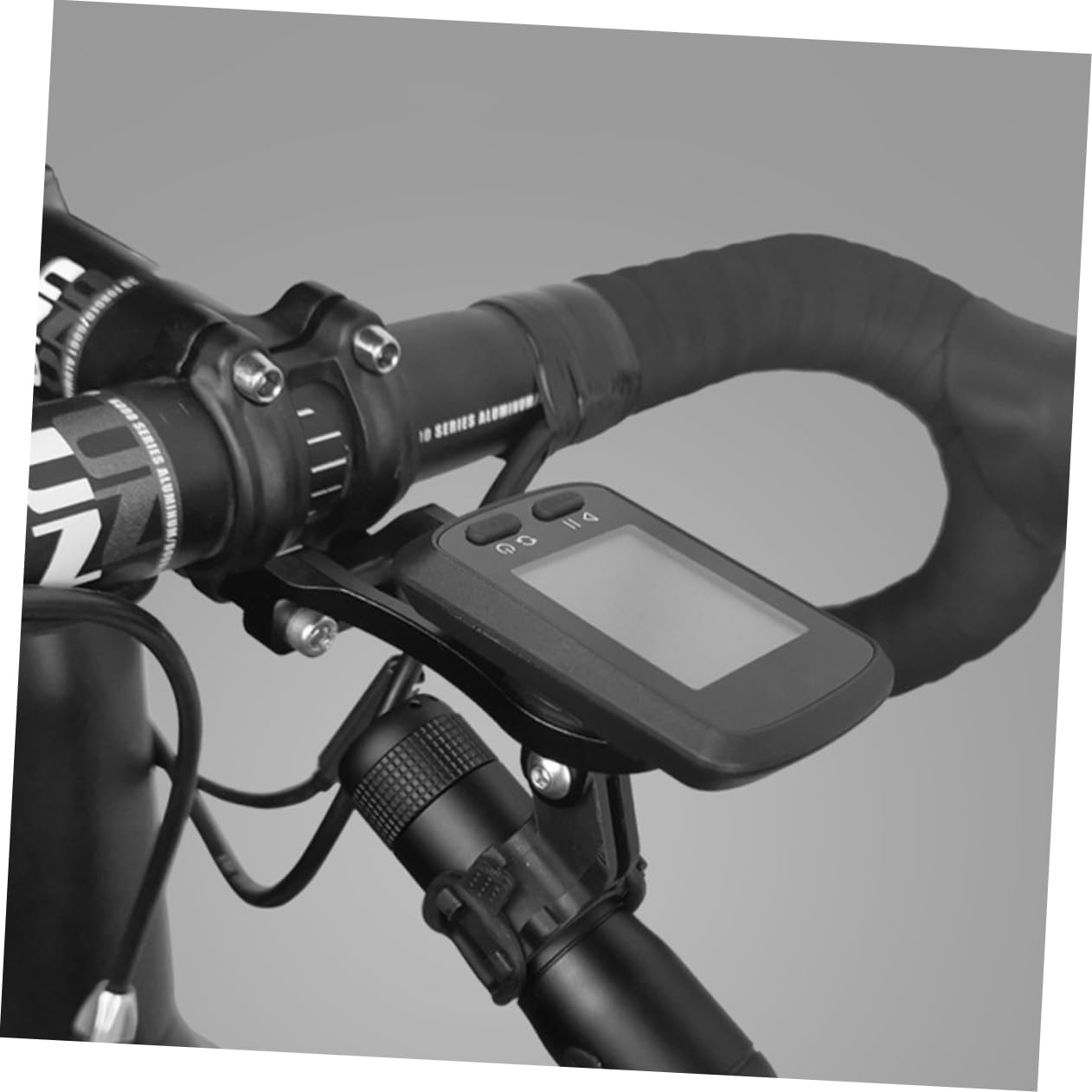 Toddmomy Cycling Computer Mount Aluminum Alloy Lightweight Easy Install Disassemble Bike Computer Mount Speedometer Mount for Comfort