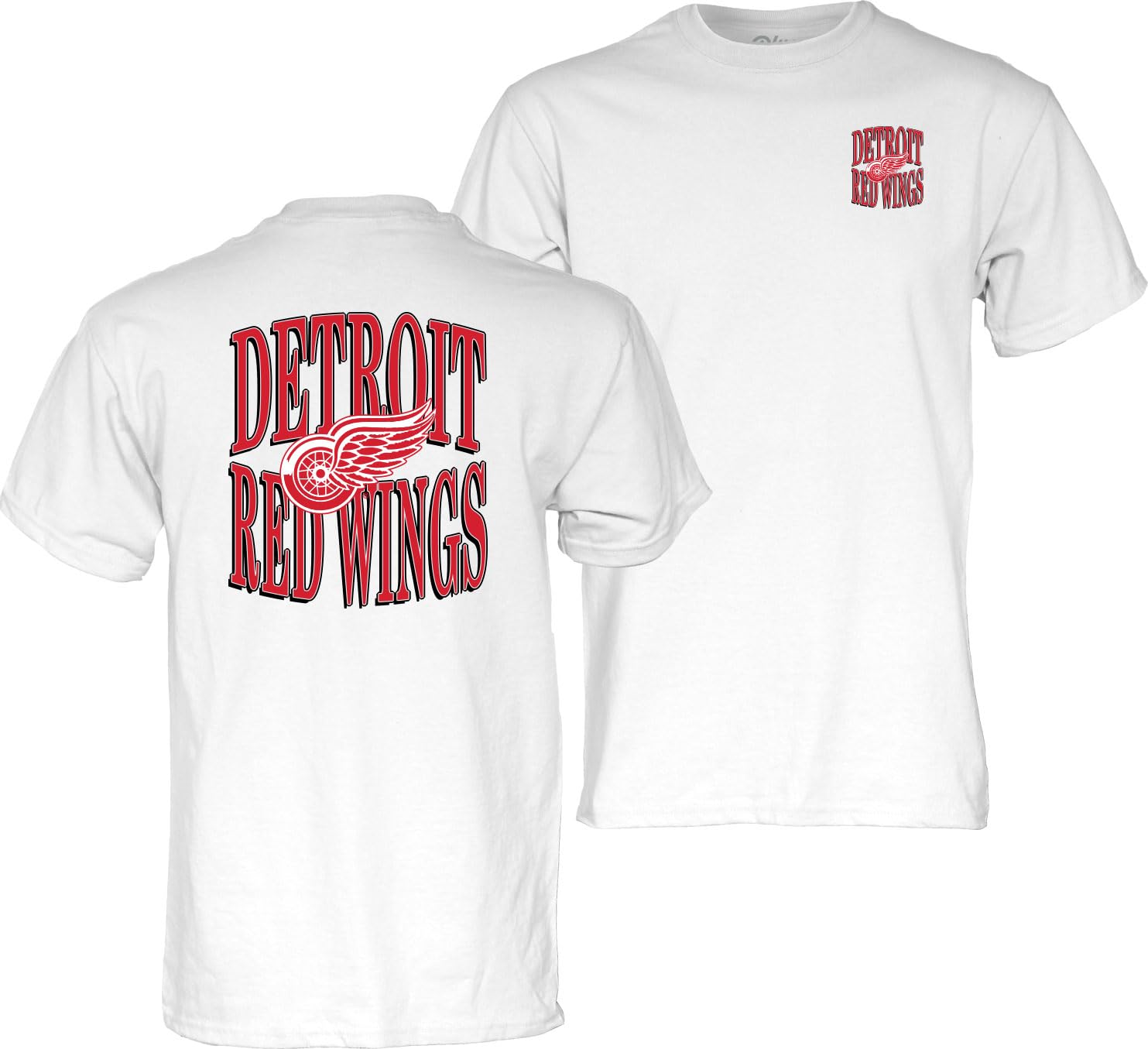 Blue 84 NHL Officially Licensed T-Shirt Front/Back White