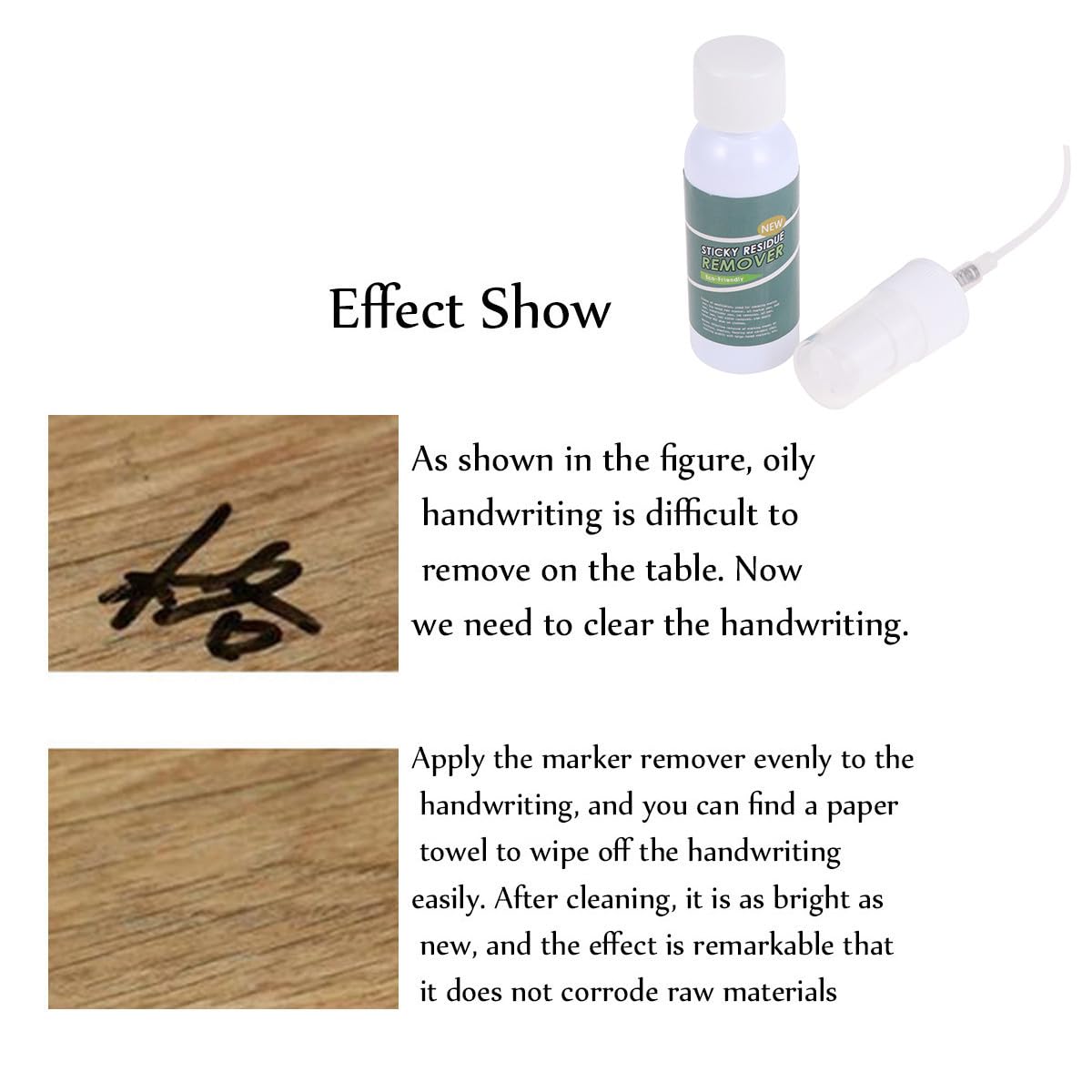 YARNOW Spray Détachant Collant 30ml en Gel pour Nettoyage de Plastique et Pare-Brise en Atelier ou Voiture
