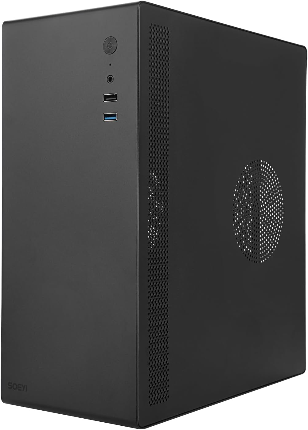 Iesooy Micro ATX Case, MATX Case Mini PC ITX Desktop Computer Case Support Micro ATX/ITX Mini PC case with USB3.0, Support 3.5” HDD Iesooy Micro ATX Case, MATX Case Mini PC ITX Desktop Computer Case Support Micro ATX/ITX Mini PC case with USB3.0, Support 3.5” HDD