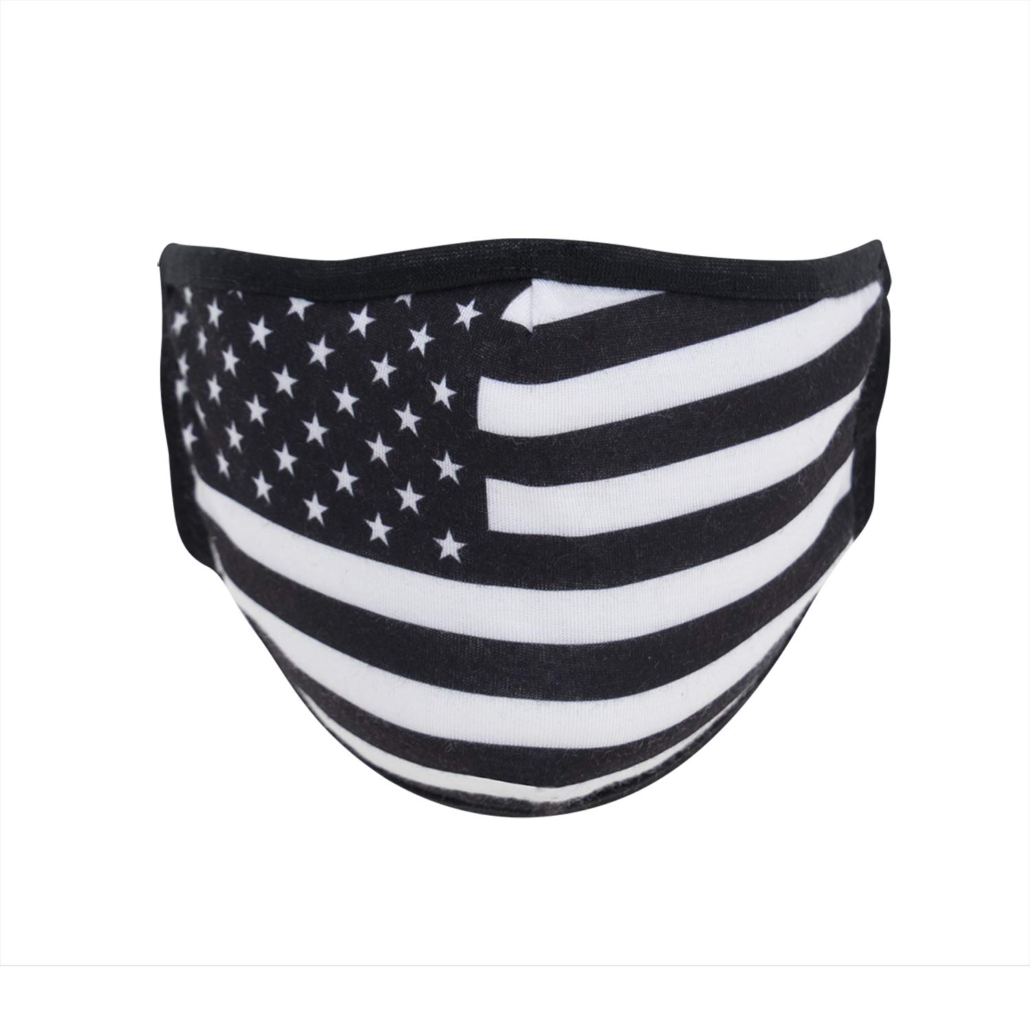 Rothco US Flag Reusable 3 Layer Facemask (White, Small/Medium)