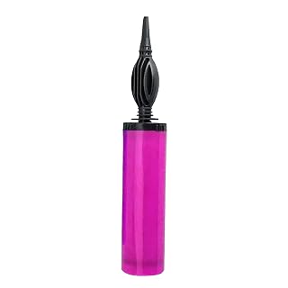 Just Party Hand Held Balloon Air Pump Party Decoration Item for Birthday / Anniversary / Party Decoration , Assorted Colour