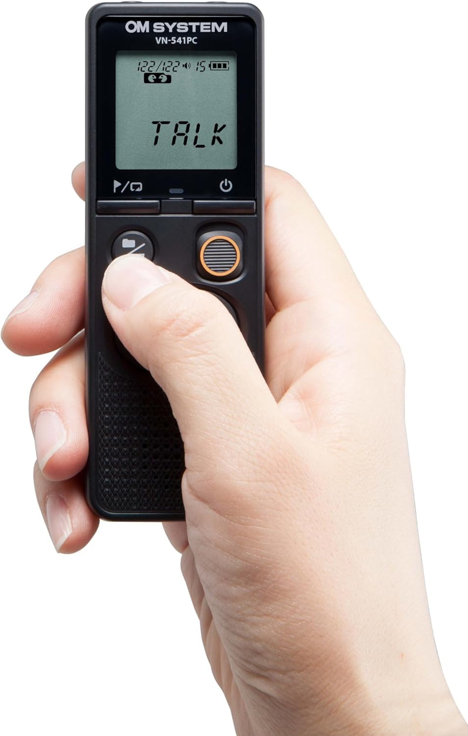 Om System VN-541 PC Successeur Olympus VN-541 PC Enregistreur Vocal numérique avec Microphone omnidirectionnel, Enregistrement à Une Touche, Suppression du Bruit et mémoire de 4 Go