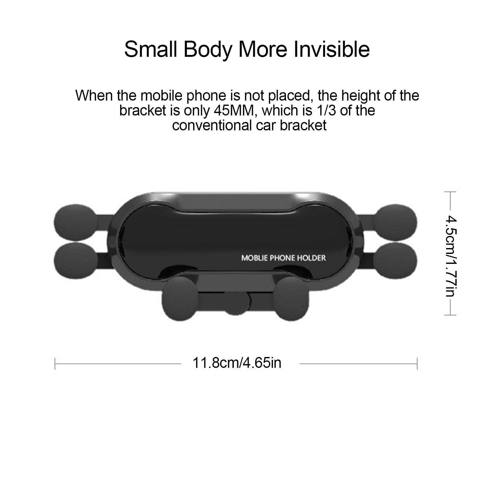 10 pezzi Supporto per telefono da auto - Supporto per telefono da auto - Clip per bocchetta 'aria Supporto per smartphone da auto, stabile a sei ganasce di bloccaggio a 360° | auto - Clip per bocchetta 'aria Supporto per smartphone da auto, stabile a gana