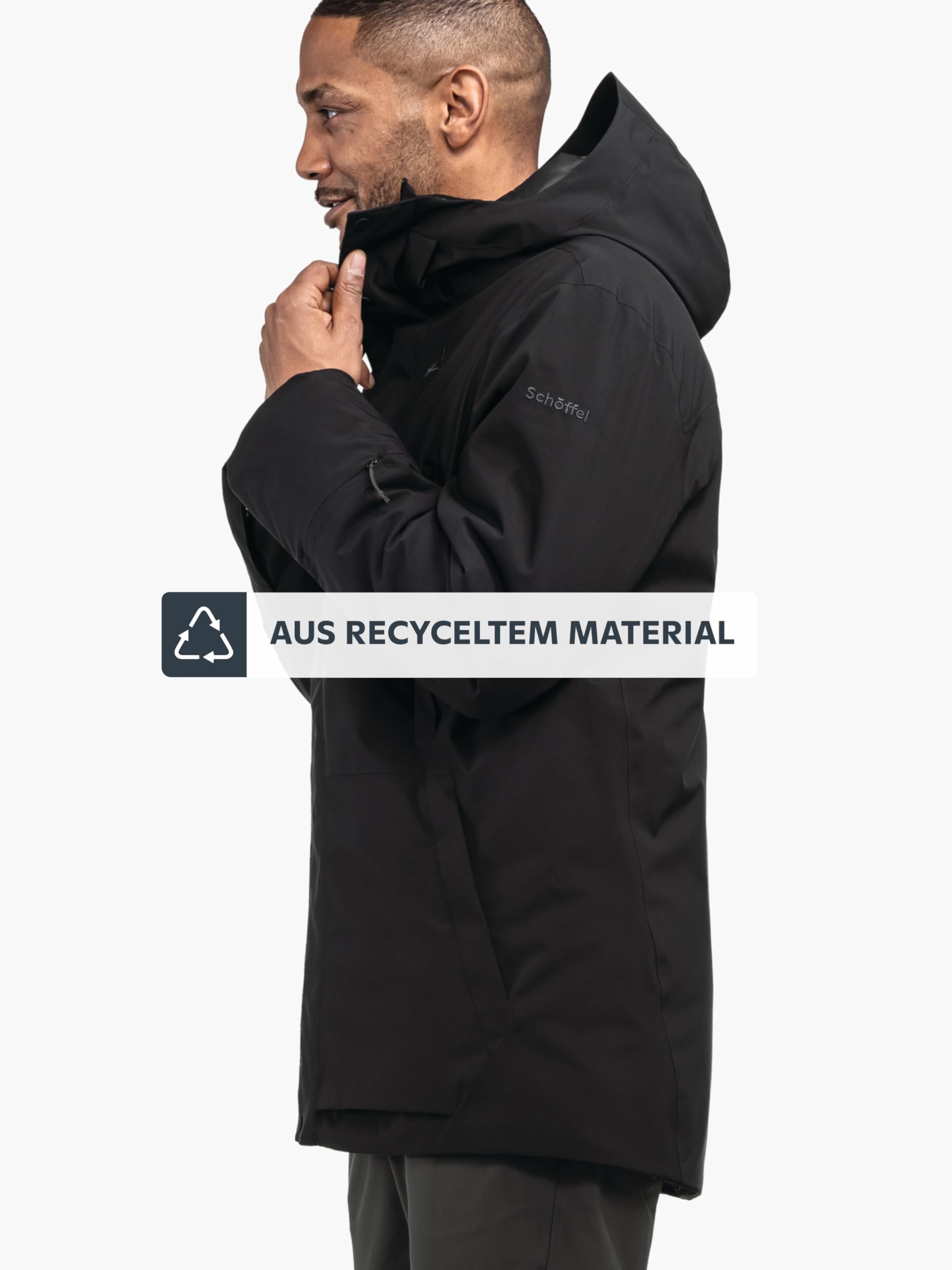 Schöffel Herren Ins Parka Style Crivat MNS, wasserdichte und atmungsaktive Winterjacke, komprimierbarer, leichter Parka mit nachhaltiger Wattierung