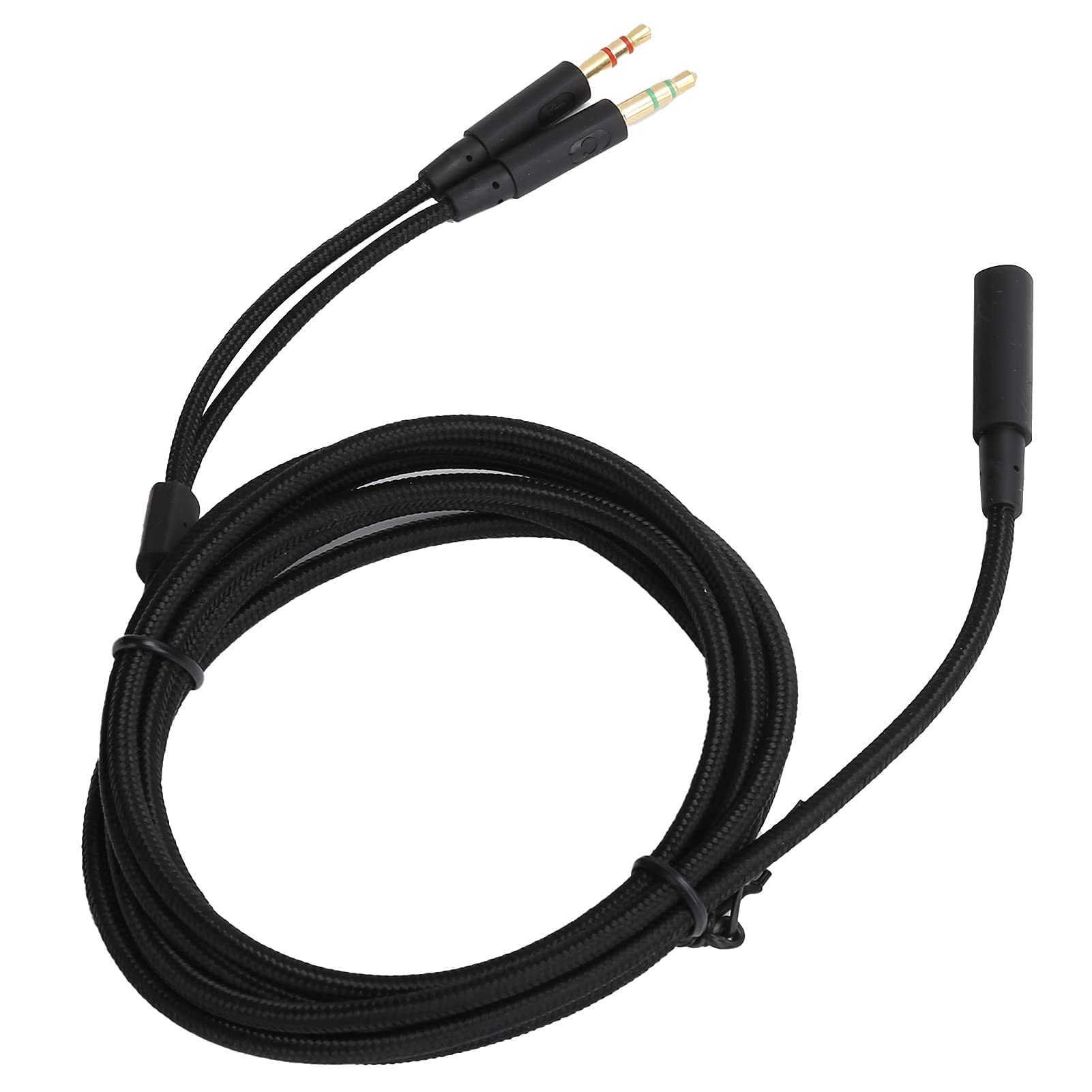 Répartiteur Audio 3,5 Mm – Double Jack Pour Casque Et Micro – Compatible PC, Téléphone, Tablette – 17,5 Cm
