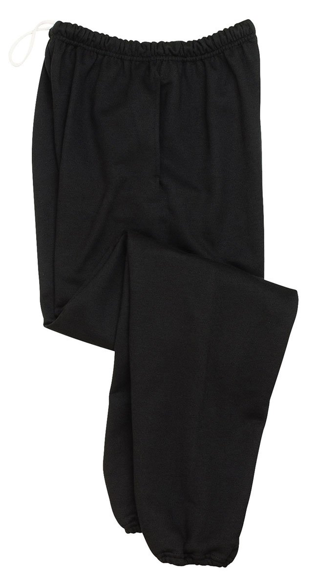Jerzees 9 oz Sweatpant w Pockets (4850MP) Super Sweats Available in 3X Black