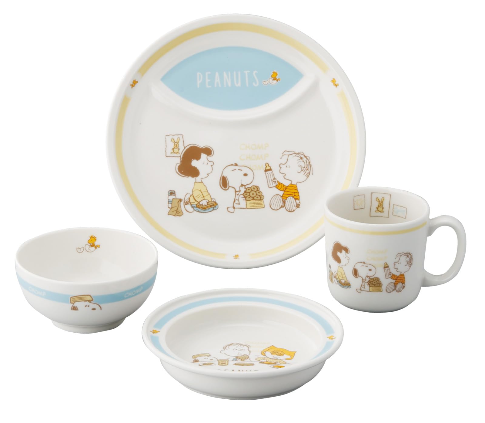 Amazon｜スヌーピー Peanuts 4点子供食器セット ギフト プレゼント