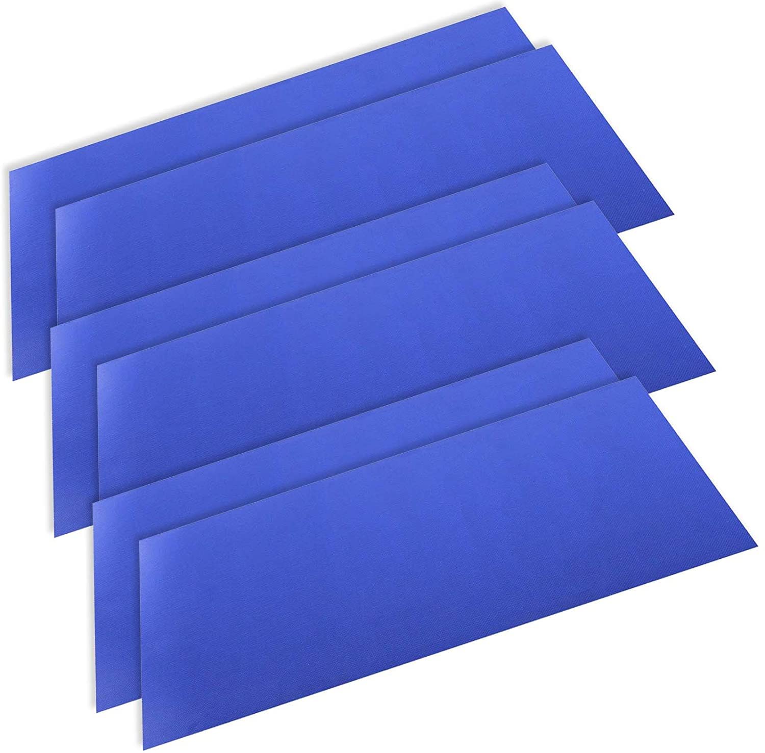 SPARES2GO Abtaumatte für Kühlschrank und Gefrierschrank, langlebig, Anti-Frost-Auskleidung, 50 cm x 25 cm, 6 Stück, Blau